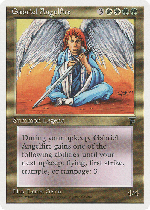 Gabriel Angelfire (CHR-076) - rare