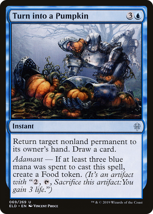 Turn into a Pumpkin (ELD-069) - uncommon - Foil