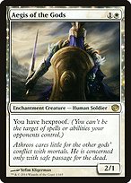 Aegis of the Gods (JOU-001) - rare: (enchantment)