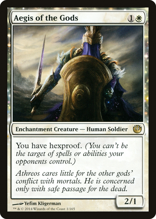 Aegis of the Gods (JOU-001) - rare: (enchantment) - Foil
