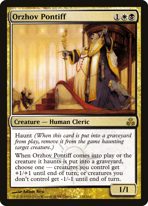 Orzhov Pontiff (GPT-124) - rare - Foil