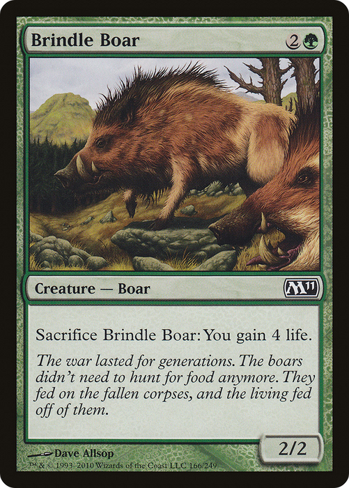 Brindle Boar (M11-166) - common - Foil