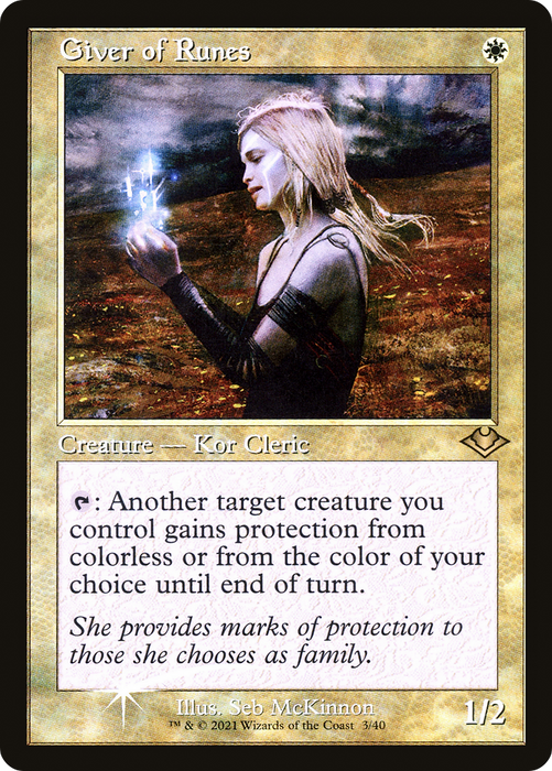 Giver of Runes (MH1-003) - rare - Etched Foil