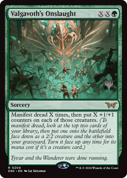 Valgavoth's Onslaught (PPDSK-204P) - rare - Foil