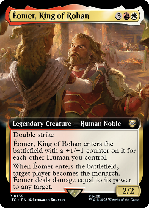 Éomer, King of Rohan (LTC-135) - rare: (Extended Art)