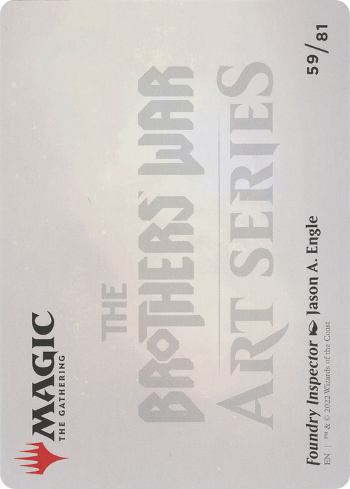 Foundry Inspector // Foundry Inspector (ABRO-059) - common (Borderless)