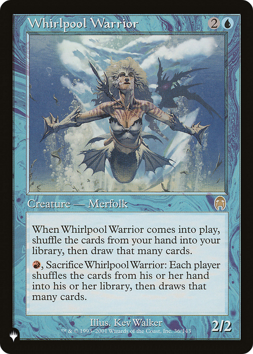 Whirlpool Warrior (LIST-APC-36) - rare