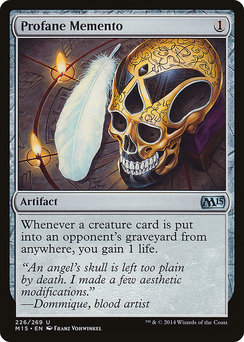 Profane Memento (M15-226) - uncommon - Foil