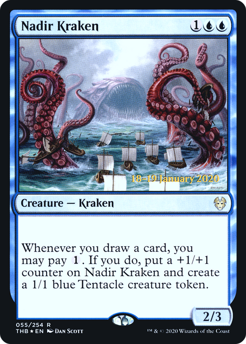 Nadir Kraken (PRE-55S) - rare - Foil