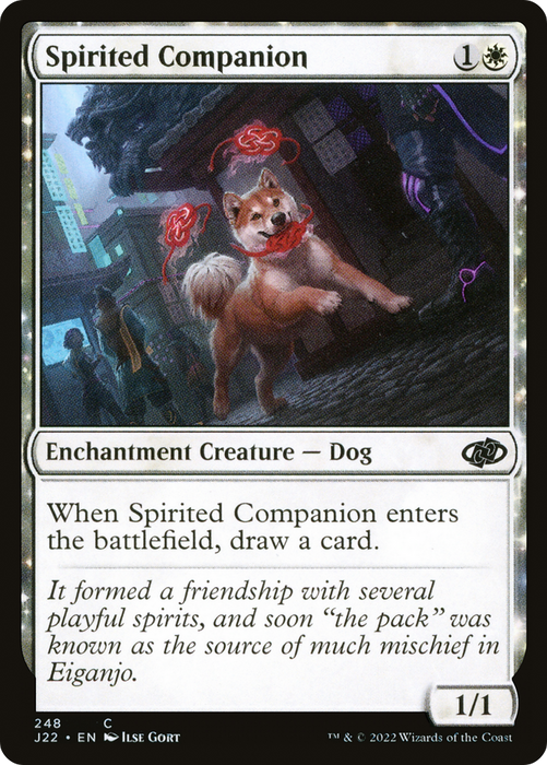 Spirited Companion (J22-248) - common: (enchantment)
