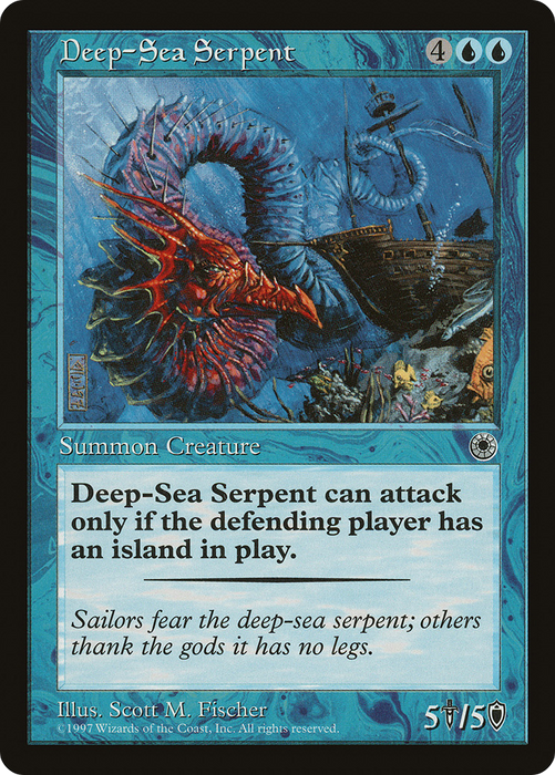Deep-Sea Serpent (POR-051) - uncommon