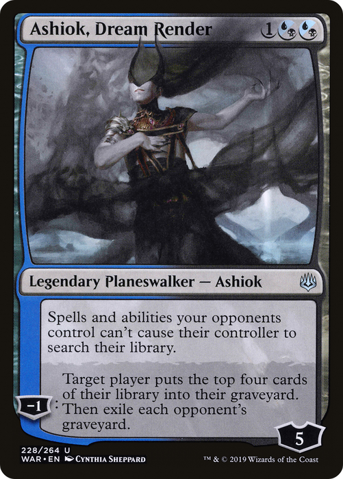Ashiok, Dream Render (WAR-228) - uncommon - Foil