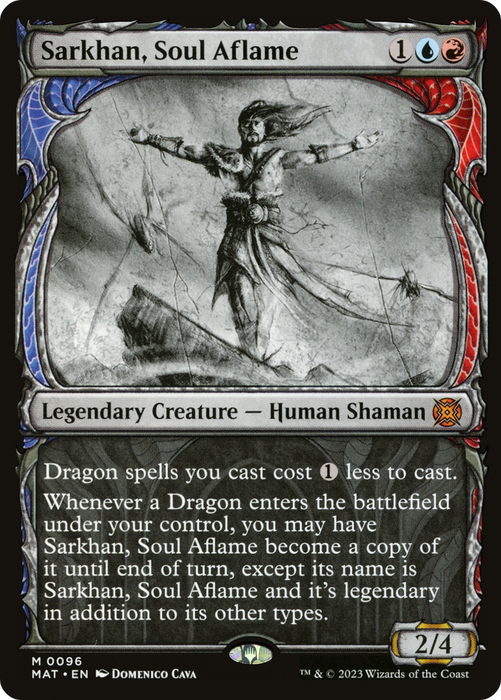 Sarkhan, Soul Aflame (MAT-096) - mythic: (Showcase) - Foil