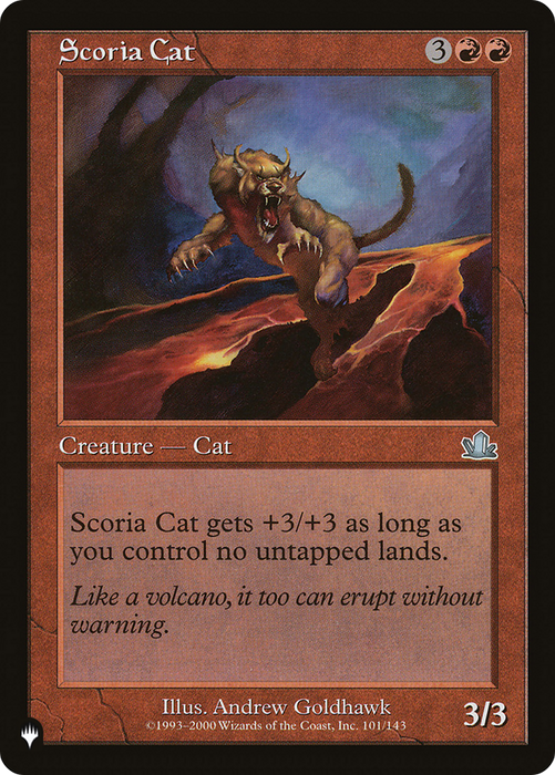 Scoria Cat (LIST-PCY-101) - uncommon