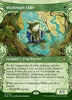 Mistbreath Elder (BLB-323) - rare: (Showcase) (Borderless) - Foil