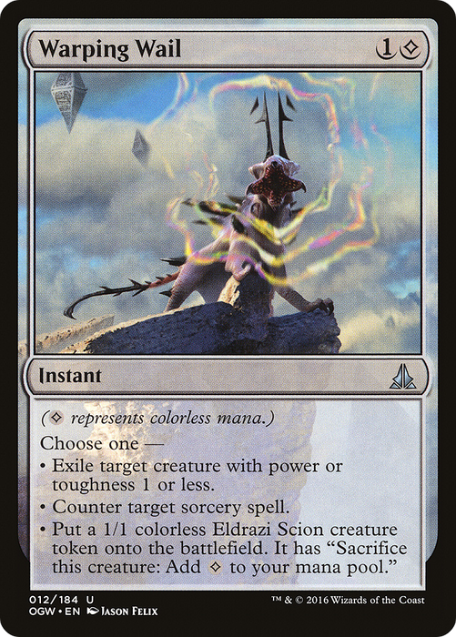 Warping Wail (OGW-012) - uncommon - Foil