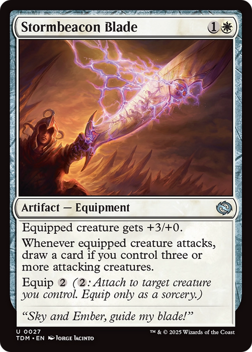 Stormbeacon Blade (TDM-027) - uncommon - Foil
