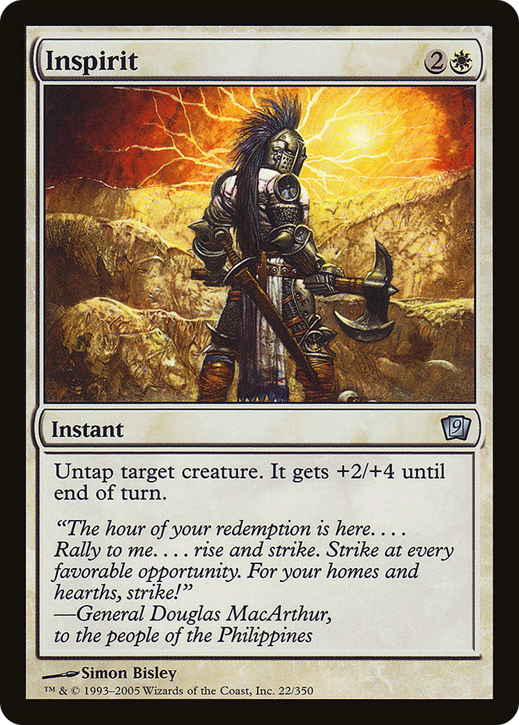 Inspirit (9ED-22★) - uncommon - Foil