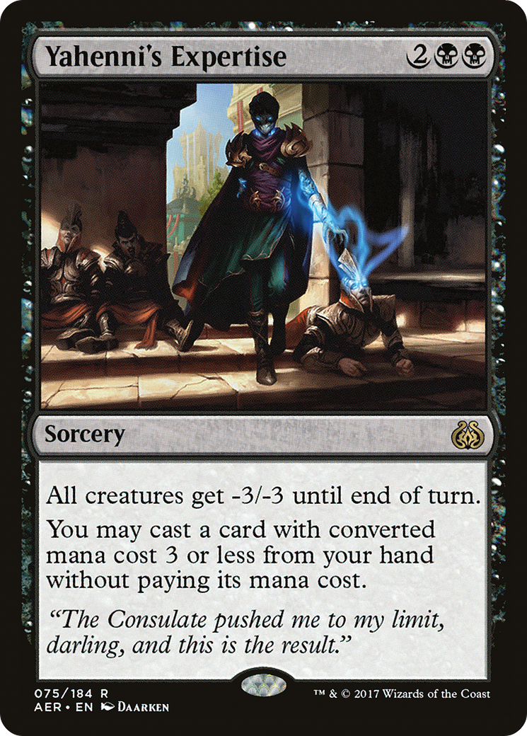 Yahenni's Expertise (AER-075) - rare