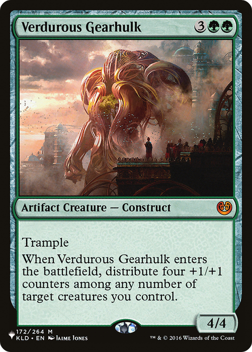 Verdurous Gearhulk (LIST-KLD-172) - mythic