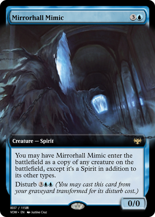 Mirrorhall Mimic // Ghastly Mimicry (PRM-95313) - rare