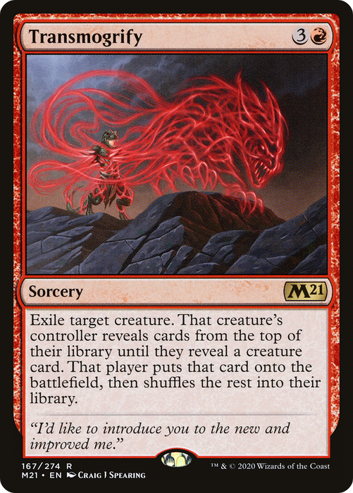 Transmogrify (M21-167) - rare - Foil