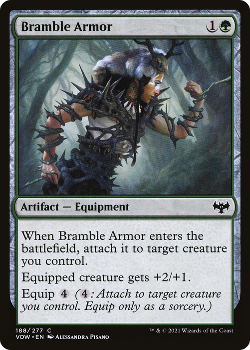 Bramble Armor (VOW-188) - common - Foil