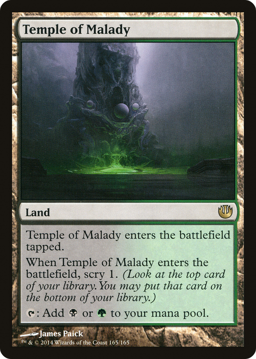 Temple of Malady (JOU-165) - rare - Foil