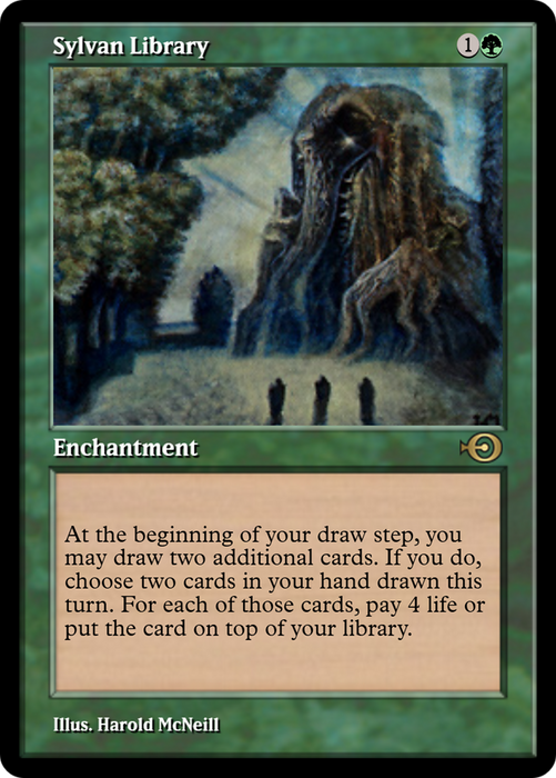 Sylvan Library (PRM-23948) - rare - Foil