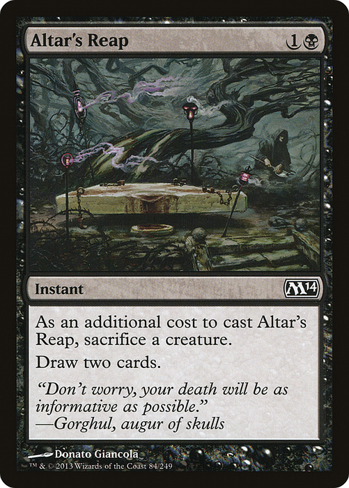 Altar's Reap (M14-084) - common - Foil