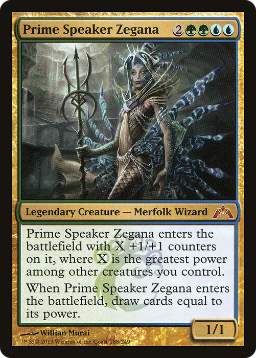 Prime Speaker Zegana (GTC-188) - mythic - Foil