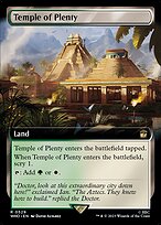 Temple of Plenty (WHO-529) - rare: (Extended Art) - Foil