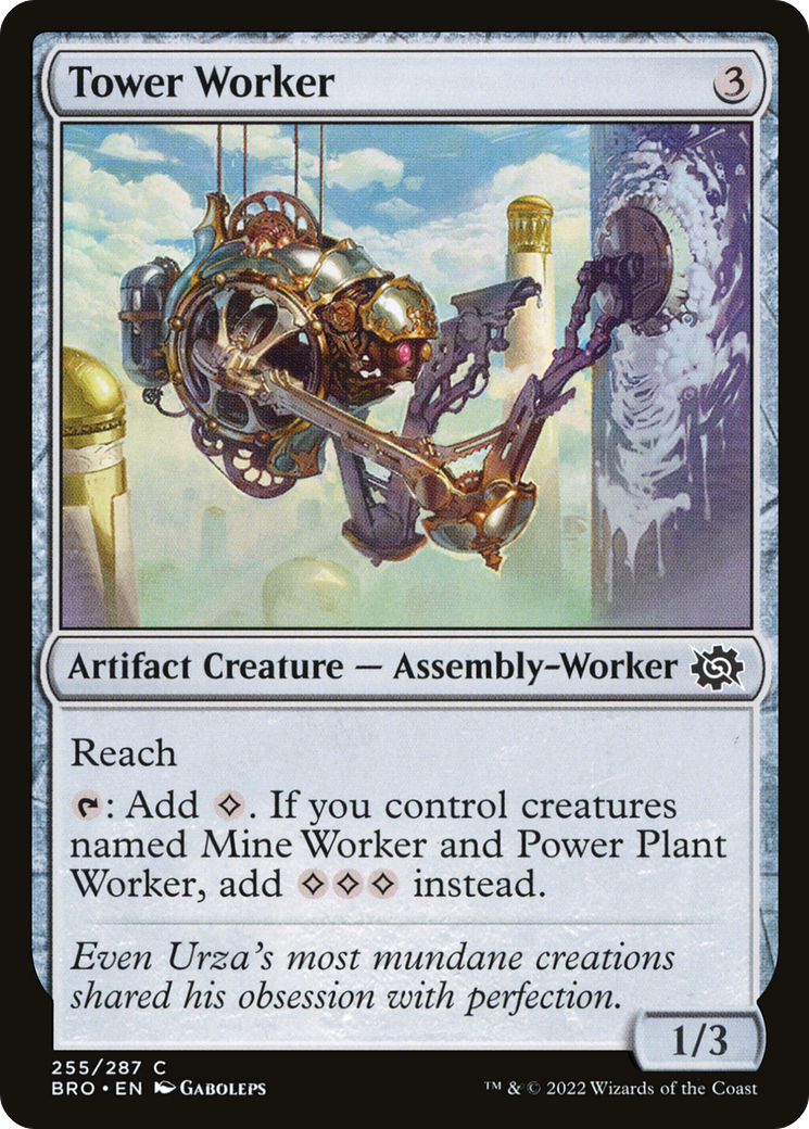 Tower Worker (BRO-255) - common - Foil
