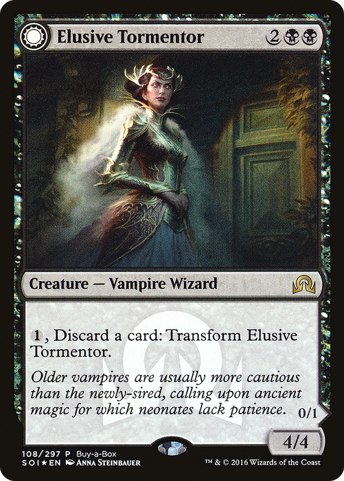 Elusive Tormentor // Insidious Mist (BABP-108) - rare: (Double Faced Transform) - Foil