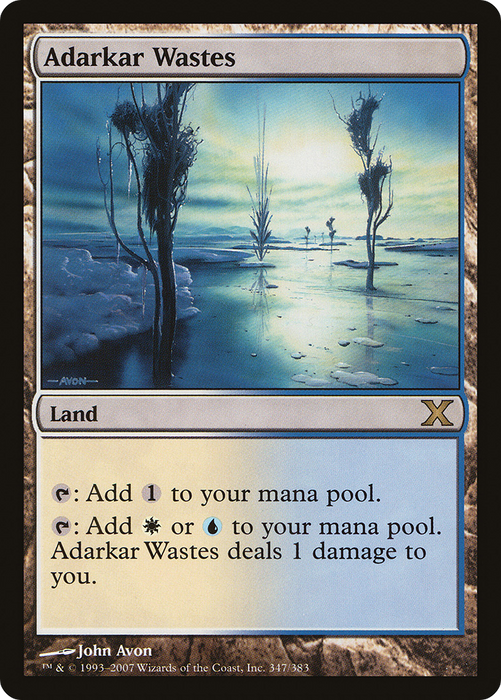 Adarkar Wastes (10E-347) - rare - Foil