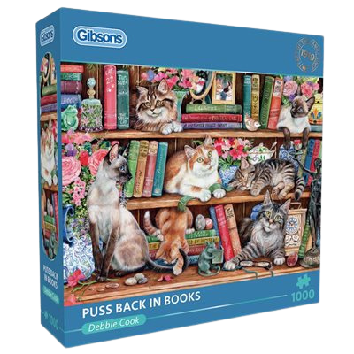 Puss Back in Books (1000 pièces)