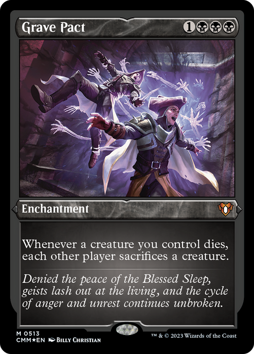 Grave Pact (CMM-513) - mythic - Etched Foil