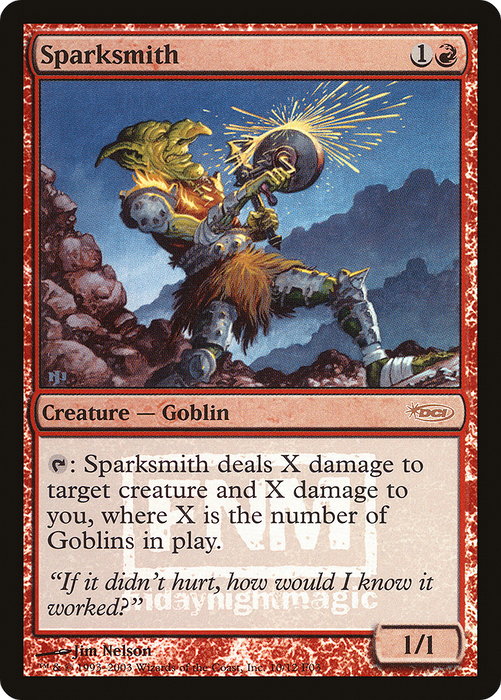 Sparksmith (FNM-010) - rare - Foil