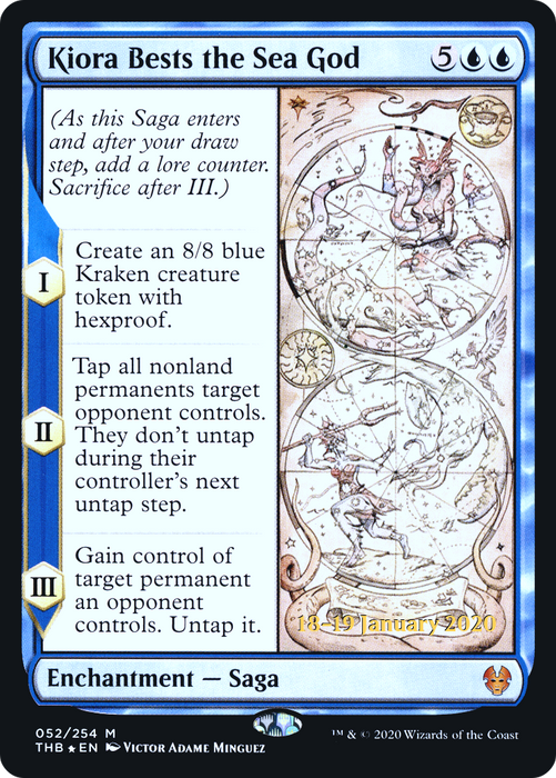 Kiora Bests the Sea God (PRE-52S) - mythic - Foil