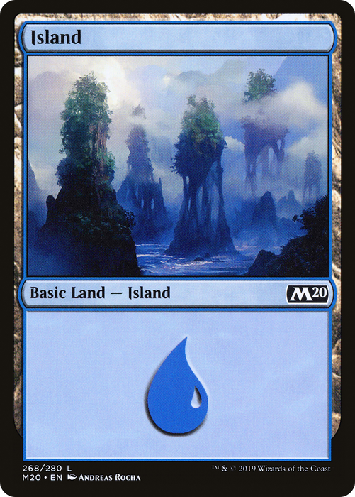Island (M20-268) - common - Foil