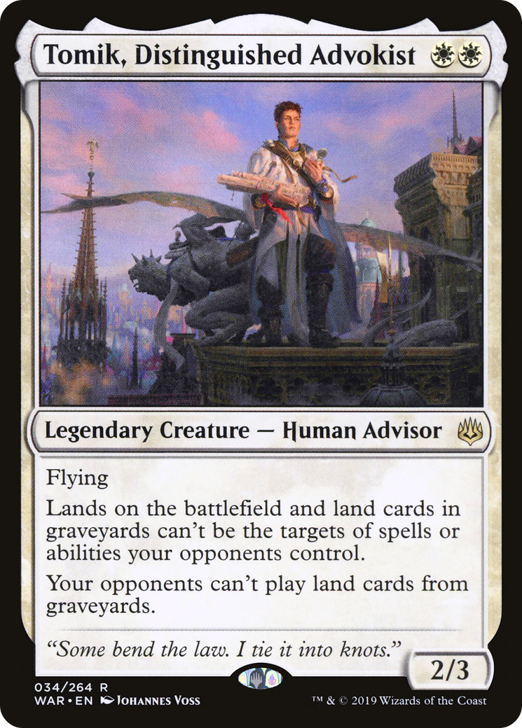 Tomik, Distinguished Advokist (WAR-034) - rare