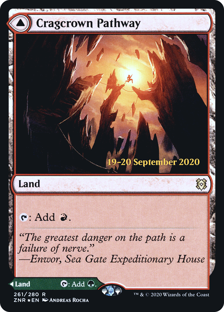 Cragcrown Pathway // Timbercrown Pathway (PRE-261S) - rare - Foil