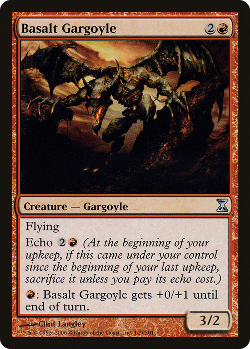 Basalt Gargoyle (TSP-145) - uncommon - Foil