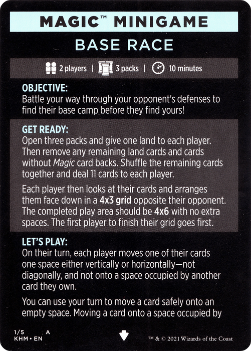 Base Race // Base Race (cont'd) (MKHM-001) - common