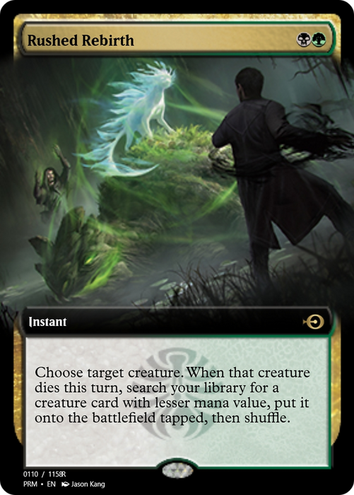 Rushed Rebirth (PRM-90192) - rare - Foil
