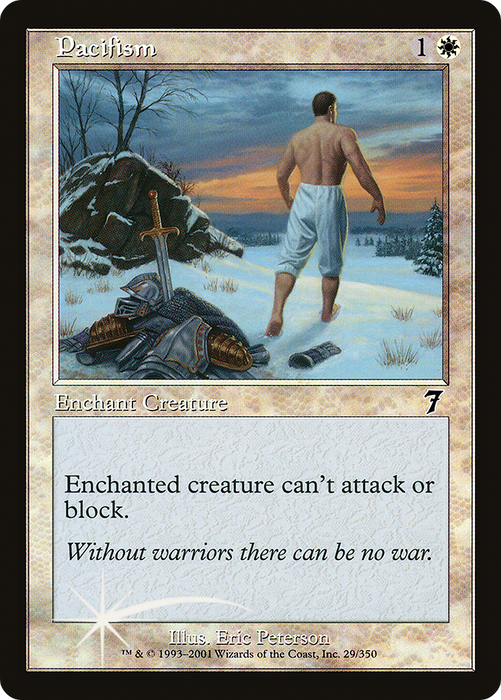 Pacifism (7ED-29★) - common - Foil