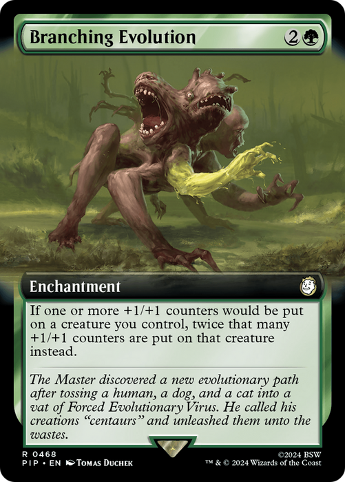 Branching Evolution (PIP-468) - rare: (Extended Art) - Foil
