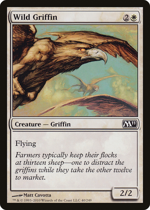 Wild Griffin (M11-040) - common - Foil