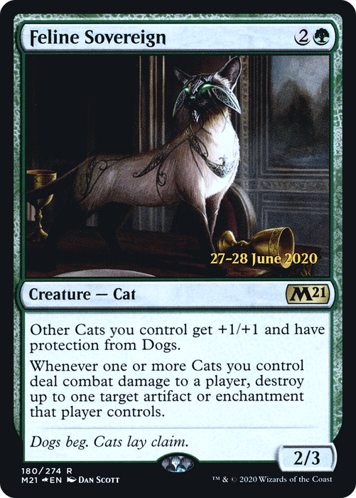 Feline Sovereign (PRE-180S) - rare - Foil