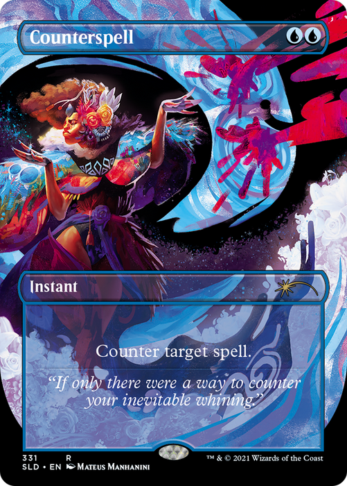Counterspell (SLD-331) - rare (Borderless) - Foil